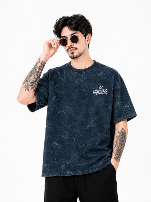 Unisex Acid Washed Oversized Tee