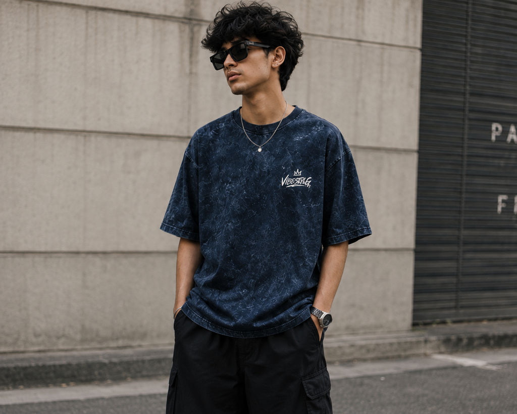 Walk In Peace - Unisex Acid Washed Oversized Tee