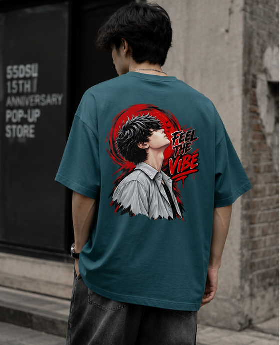 Feel The Vibe - Unisex Oversized Classic T-Shirt